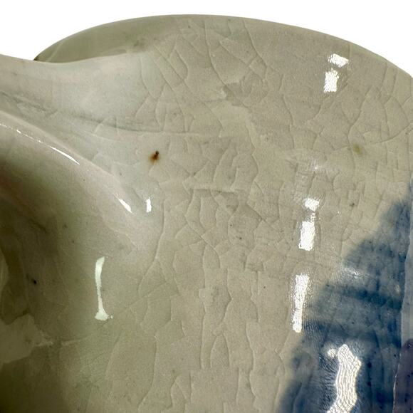 VTG L. Coward 1984 Studio Art Hobbyist Stoneware Coffee Cup Mug Boho Crazing - Picture 7 of 9